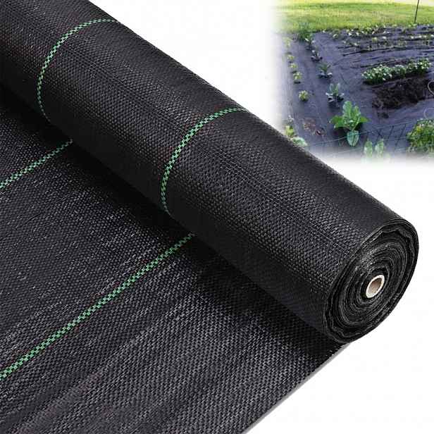 Agrotextilie zahradní proti plevelům 90 g/m² Propustná, silná, 2x25 m