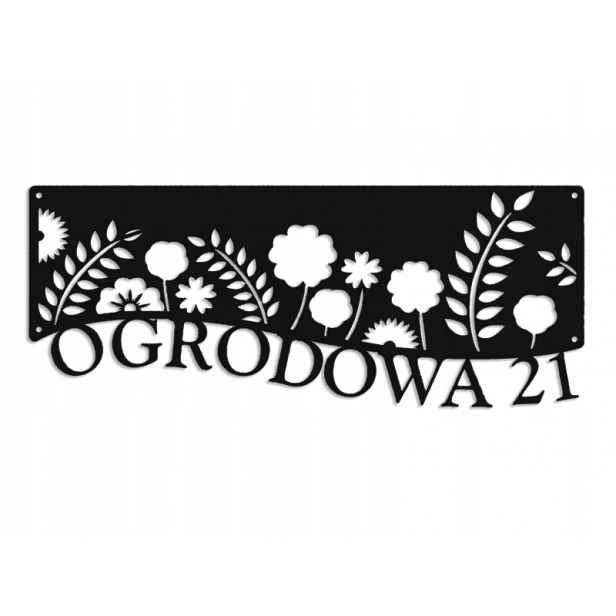 Číslo Na Dům 60 cm Tabule Adresa Ocel 2 mm Grafika 5222