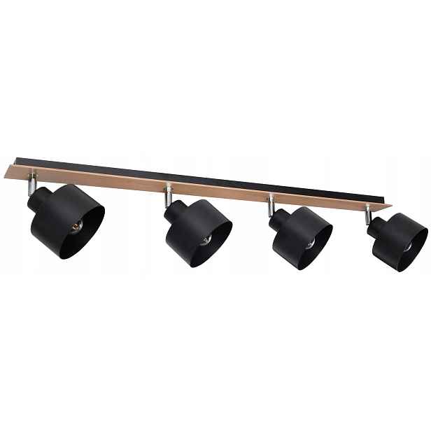 Lustr Lampa Stropní Svítidlo Stropní 015-4PL Dřevěná Moderní Do Obývacího Pokoje