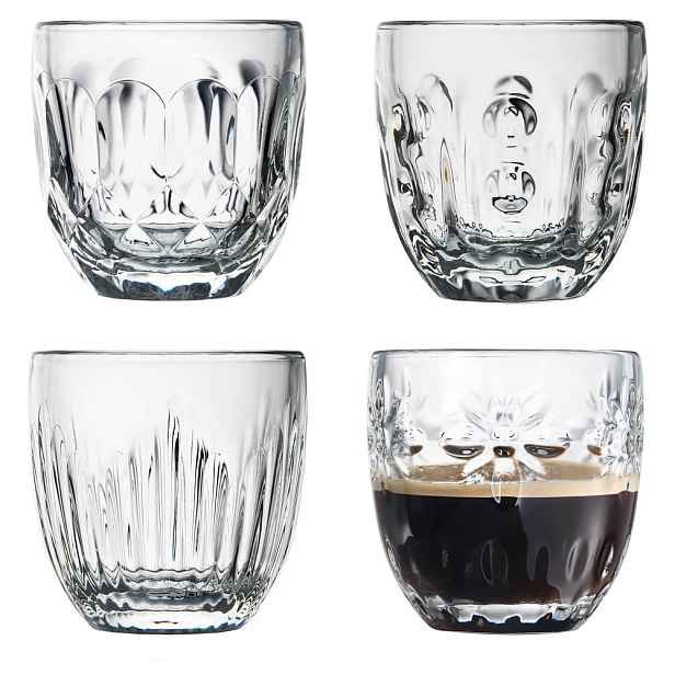 Sklenice v sadě 4 ks na whiskey 100 ml Troquet – La Rochére