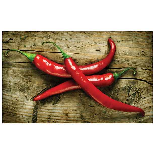 Vliesová fototapeta Červené Chilli do kuchyně Koření 368x254 lepidlo