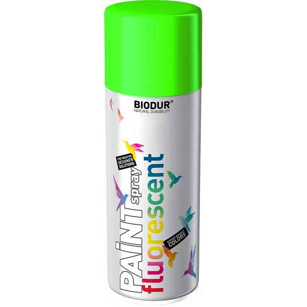 Akrylový email ve spreji - fluorescenční zelená 400ml/RAL 9015