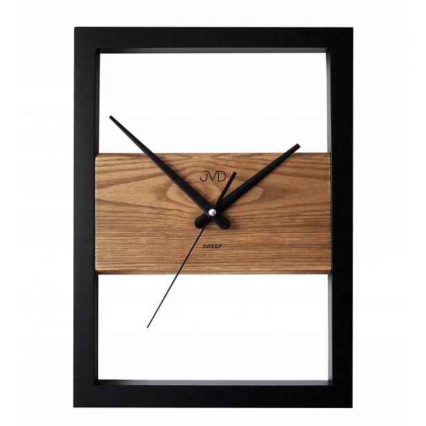Obdélníkové Moderní Tiché Nástěnné Hodiny Jvd Loft NS22005.78 28x38 cm
