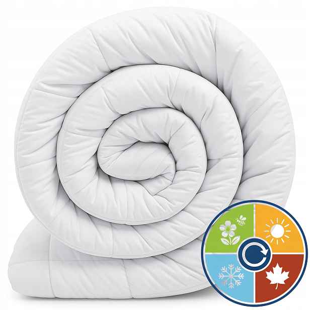 Celoroční Přikrývka 160 X 200 CM Prodyšná Teplá Lehká Premium Tencel Polska