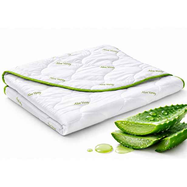 Letní Přikrývka Aloe Vera Antialergická 160X200 Polsko S Extraktem Z Aloe Vera
