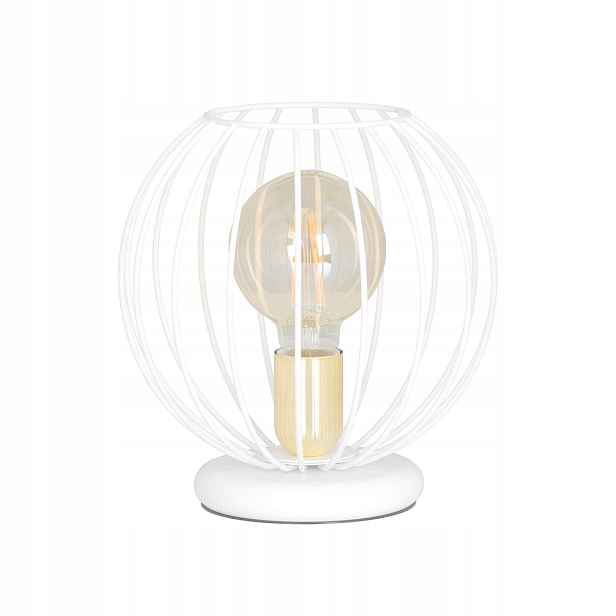 Noční lampa Albio LN1 White moderní loft bílá/zlatá
