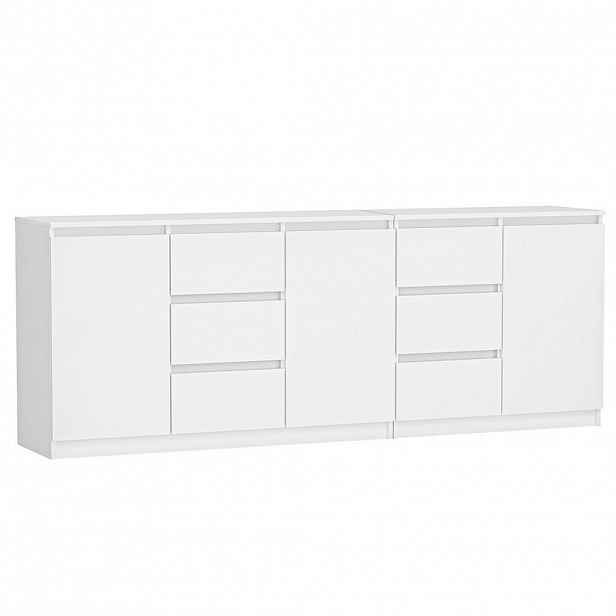 RAUMHIRSCH FURNITURE KOMODA Bílá 200/75/40