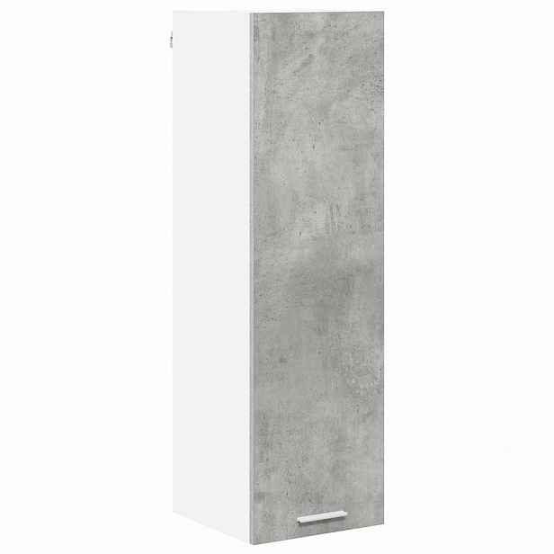 vidaXL Závěsná skříňka Betonově šedá 30 x 31 x 100 cm Kompozitní dřevo