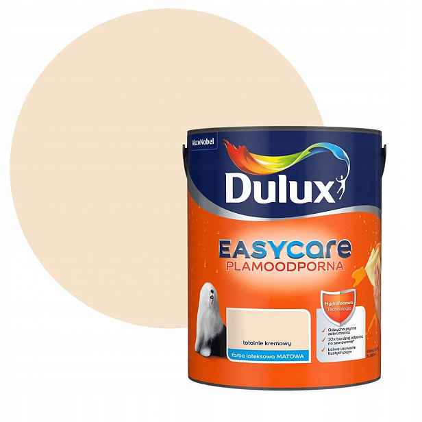 Dulux Easycare Barva Odolná Vůči Skvrnám Totalně krémová 5L