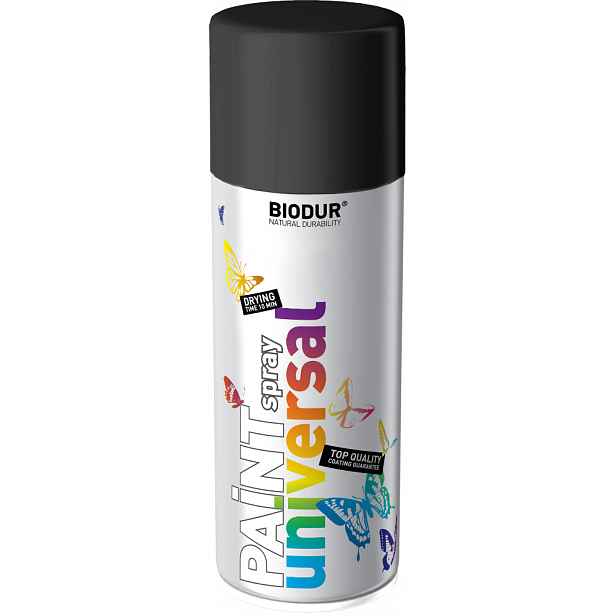 Email ve spreji - hluboká černá 400ml/ RAL 9005
