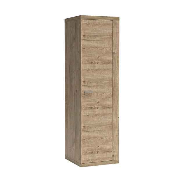 MASSENO ŠATNÍ SKŘÍŇ S OTOČNÝMI DVEŘMI YASUO, 57/200,5/57,5 cm 1dveřová, dekor dub