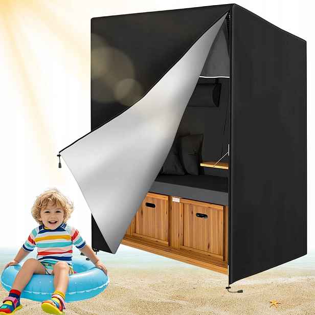 Obal Na Zahradní Houpačku 135X105X175/140 CM Uv Voděodolný Černý