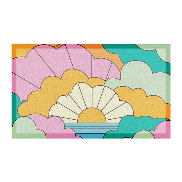 Rohožka z recyklovaného plastu 40x70 cm Elizabeth Olwen  – Artsy Doormats