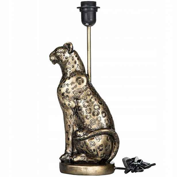 Stolní Noční Lampa E27 Zlatý Lev Do Obývacího Pokoje Ložnice 40 cm