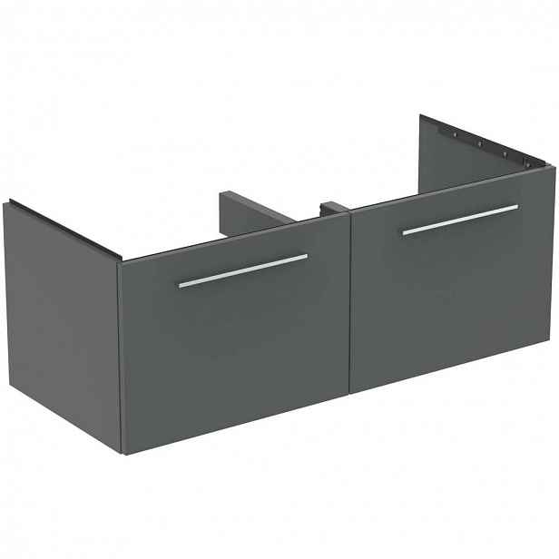 Ideal Standard i.Life B - Umyvadlová skříňka 120x44x51 cm, 2 zásuvky, šedý matný křemen T5277NG