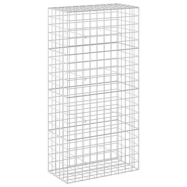 vidaXL Gabion s drátem 5 mm a síťkou 10x10 cm 100x50x200 cm