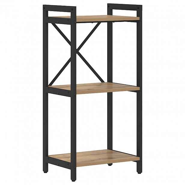 vidaXL Knihovna 40 x 30 x 85 cm Kompozitní dřevo Artisanový dub