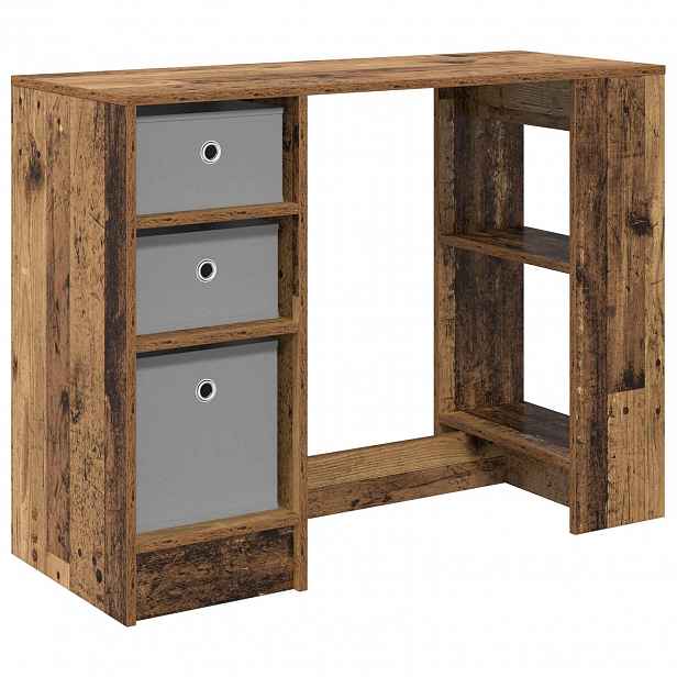 vidaXL Stůl Staré dřevo 100 x 40 x 75 cm Kompozitní dřevo