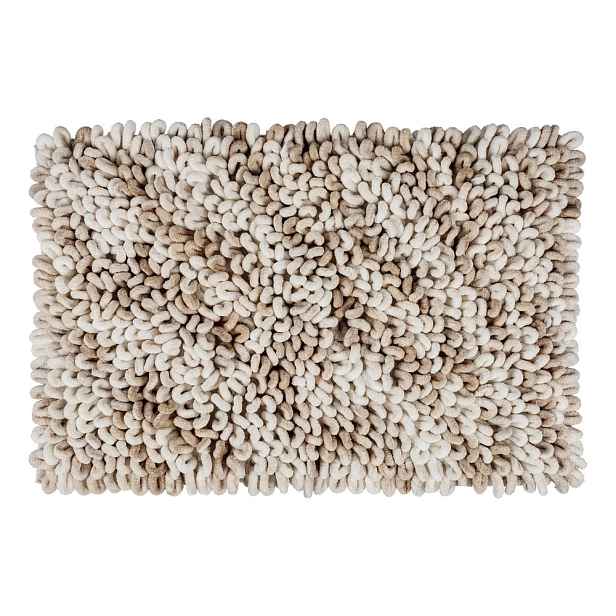 Béžová textilní koupelnová předložka 60x90 cm Lerici – Wenko
