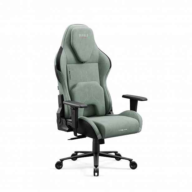 Herní židle Normal Size, zeleno-černá: Diablo X-One Prime Ghotic Green