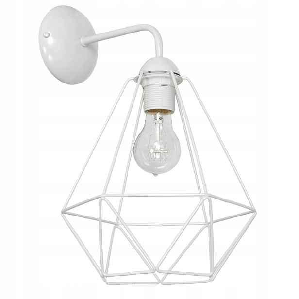 Nástěnná lampa Milagro Basket MLP7211 bílá kovová E27 60W