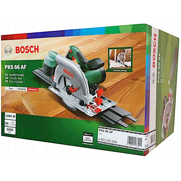 Pila kotoučová Bosch Pks 66 Af s vodicí lištou