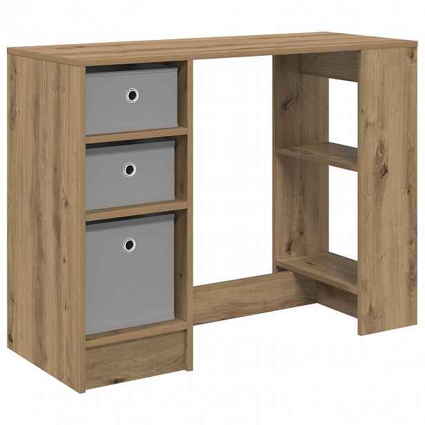 vidaXL Stůl Artisanový dub 100 x 40 x 75 cm Kompozitní dřevo