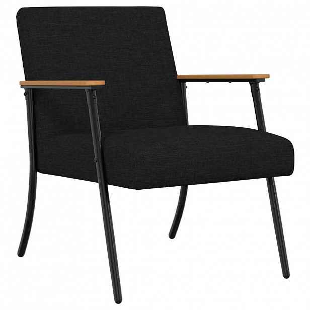 vidaXL křeslo Černá textil