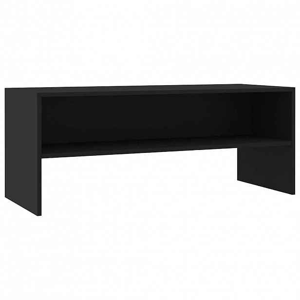 vidaXL TV stolek černý 100 x 40 x 40 cm kompozitní dřevo
