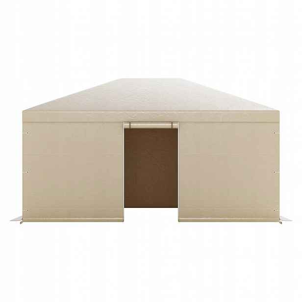 Voděodolný obal na zahradní altán, okenní pavilon 3.7 x 4.9 m, Pe, silný