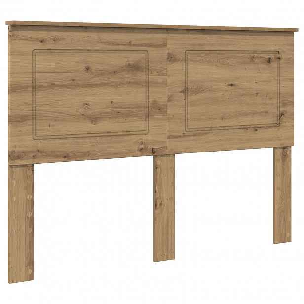vidaXL Čelo postele Řemeslný Dub Dřevěný materiál