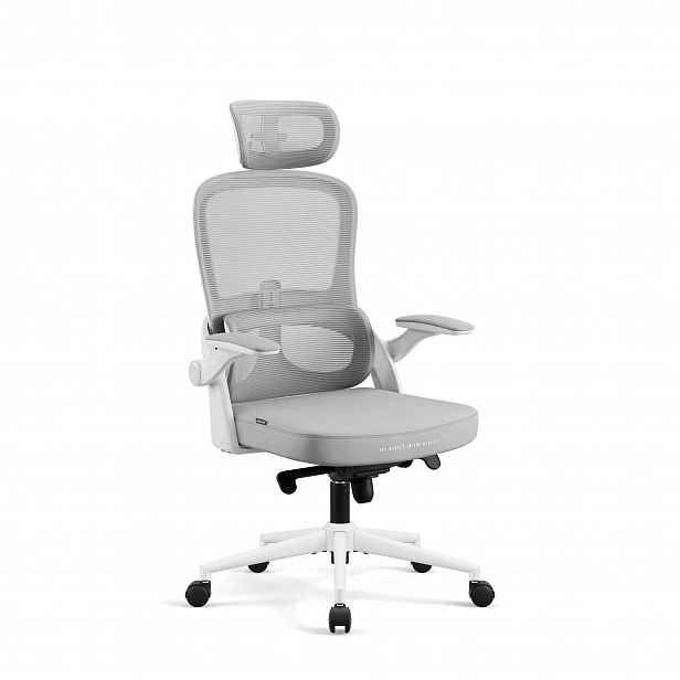 Ergonomická kancelářská židle světle šedá Normal Size: Diablo V-Light
