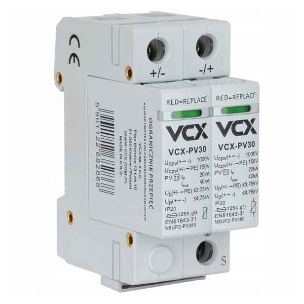 Fotovoltaický chránič vzduchu PV375 DC C 2P 1000V