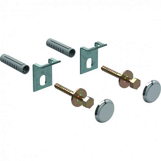 Geberit - Upevňovací materiál pro pisoáry, Kerafix, chrom 551070000