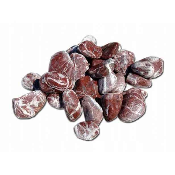 Oblázek Ozdobný Červený 1-4 cm Dekorativní zahradní kámen 20 kg