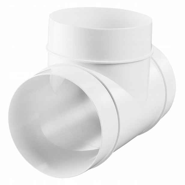 ventilační Y-kus Kulatý Vents pro kanály Fi 100 mm Pvc 100/100