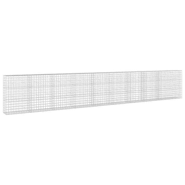 vidaXL Gabion s drátem 5 mm a síťkou 10x10 cm 950x50x150 cm