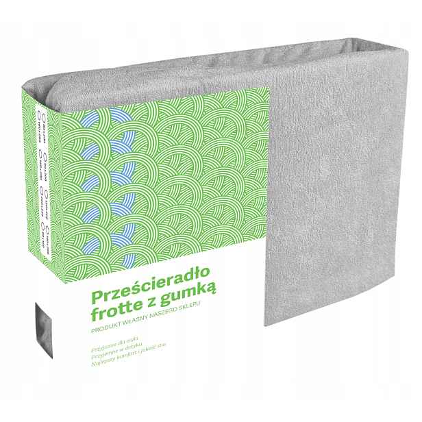 Froté Prostěradlo S Gumičkou 200X220, Šedé, Popel, Stříbrné, Husté