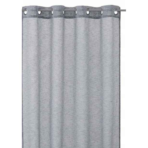 Svanefors Sada závěsů na kolečkách Evely140 x 250 cm x 2 polyester šedé