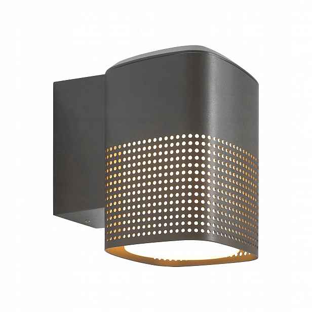 Venkovní nástěnné svítidlo Sidara Seaside antracit IP54 1xE27 z hliníku Nordlux