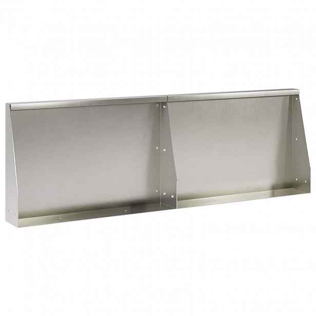 vidaXL Opěrná zeď 2 ks 60 x 12 x 30 cm Nerezová ocel Stříbrná