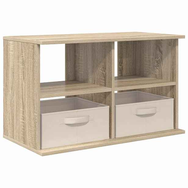 vidaXL Stojan na TV se zásuvkou Sonoma dub 79 x 40 x 48 cm