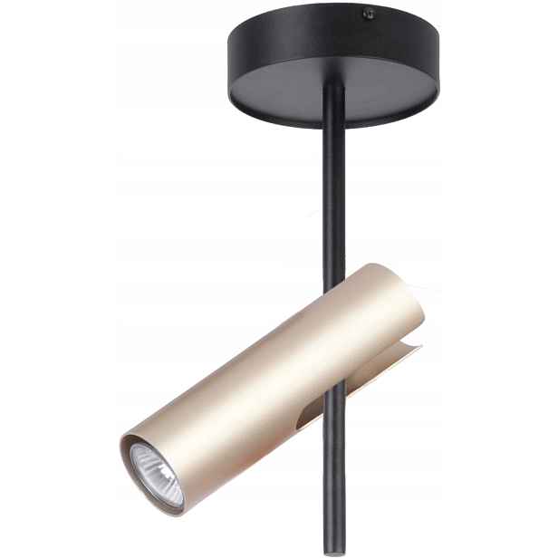 Stropní bodové svítidlo černo-zlaté 1xGU10 25W Led nastavitelné Sigma Lighting