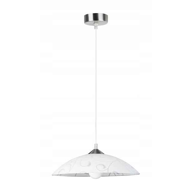Závěsné svítidlo Harmony Lux Rabalux E27 60W bílé se vzorem do kuchyně