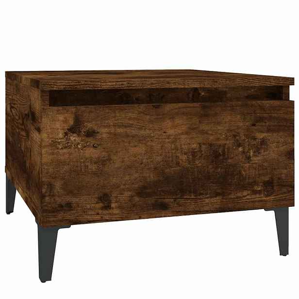 vidaXL Odkládací stolek kouřový dub 50 x 46 x 35 cm kompozitní dřevo
