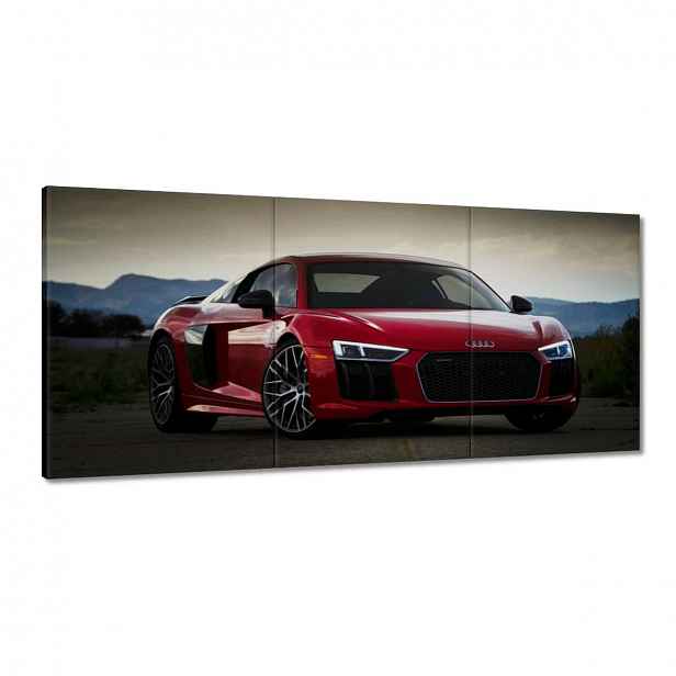 Obrazy 150x70 Červené Audi Quattro
