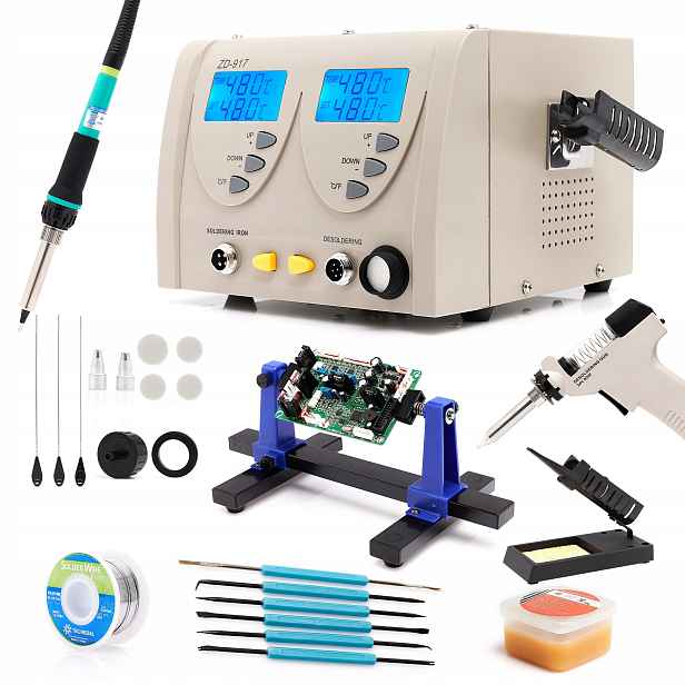 Pájecí stanice 2v1 ZD-917 sada příslušenství KIT5 140 W