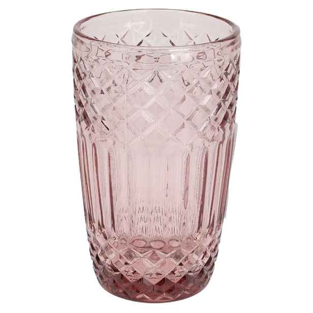 Siaki Collection Vysoká sklenice ROSIE 380 ml růžová