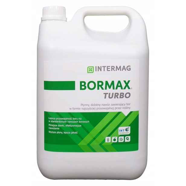 Tekuté hnojivo Bormax Turbo 5L Intermag listové 150 g boru