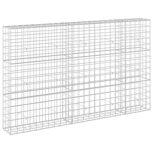 vidaXL Gabion s drátem 5 mm a síťkou 10x10 cm 250x30x150 cm